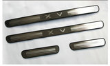 斯巴鲁XV门槛条 斯巴鲁XV改装迎宾踏板 XV专用不锈钢门槛条饰条