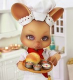BG-凯文的城堡系列 1/8 BJD/SD人偶娃娃 动物版BB-厨师（免邮）