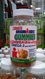 加拿大IRONKIDS小铁人儿童鱼油软糖 OMEGA3 2倍DHA 200粒