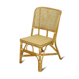 小藤条椅小靠背椅天然真藤椅藤条椅子休闲环保老式中式仿古坐垫