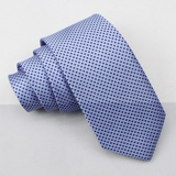 G2000领带 蓝色小格纹韩版领带 男士时尚窄款领带 2条包邮