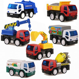 环奇 大号惯性工程车挖掘机吊车队套装儿童玩具小汽车助力惯性车