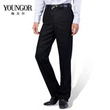 Youngor/雅戈尔羊毛西装裤条纹专柜正品男装毛料加厚西裤XW32287
