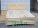 环保实木松木家具/床 广州订做制双人单人床低高箱气压/床B36