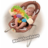 海外代购 费舍尔Fisher 婴儿摇椅 躺椅 多功能 豪华版 可爱猴子