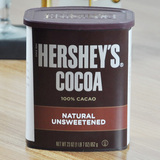 美国原装进口HERSHEY'S好时纯可可粉 无糖巧克力粉652g大罐  包邮