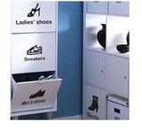 鞋柜贴 个性创意标示 室内家居房间装饰贴画 橱柜衣柜家具墙贴纸