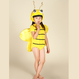蜜蜂演出服动物表演话剧服饰大黄蜂蜜蜂长款短袖幼儿园表演舞蹈