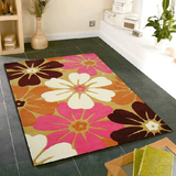 手工晴纶地毯客厅茶几地毯卧室床边地毯包邮可定制