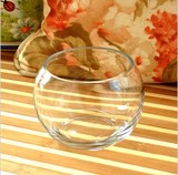 特价水培花卉盆栽植物专用玻璃圆球器皿花瓶 花盆含定植篮大小号