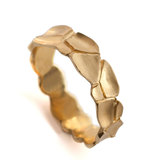 以色列设计师Doron 情侣求婚爱订婚结婚对戒指 14k黄金 海枯石烂