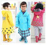 Smally儿童雨衣出口韩国外贸原单时尚男童女童小孩宝宝雨衣包邮