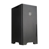 银欣 堡垒FT03 mini 黑色/银色 迷你ITX机箱 铝外罩 静音垂直风道