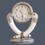 超大号奢华欧式钟表座钟创意台式钟家居装饰摆件时钟客厅静音坐钟