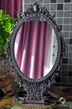 安娜苏锡制古典欧式台镜皇室古堡多用化妆镜 双面镜 小/大号可选