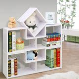 hot特价创意儿童书架简易现代简约置物柜格子自由组合小书柜置物