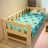 特价实木单人床儿童床婴幼儿床男孩女孩公主床幼儿园床带护栏定制