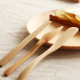 日式木制餐具 黄油刀奶油刀奶酪刀牛油刀果酱刀面膜刀涂抹工具