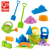 德国Hape 沙滩玩具建筑模型 儿童宝宝玩沙子玩水戏水挖沙玩具