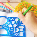 艺术创作模板儿童绘画套装画画模型工具美术创意玩具儿童益智玩具