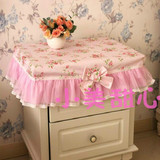 韩式田园公主床头柜罩 小桌子盖布  凳子套防尘罩 可定做尺寸