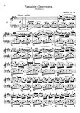促销11148肖邦 升C小调幻想即兴曲钢琴谱 带指法op.66原版乐谱