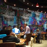3d个性抽象涂鸦五彩油画壁纸酒店咖啡厅艺术酒吧背景墙纸大型壁画