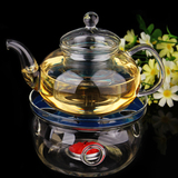 包邮 加厚耐热可加热玻璃果茶壶泡茶壶煮茶壶功夫茶壶花茶茶壺