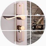 专业欧式门锁室内卧室房门锁具木门锁套装把手锁具安全耐用高质量
