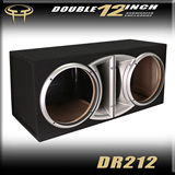 DR212汽车音响改装适合来福双12英寸低音炮风道式/隧道式空箱体