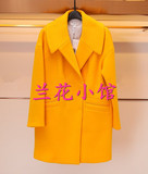 现货45折2015冬卡洛琳正品代购   女大衣 H6602701原价4580