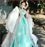 芭比洋娃娃中国可儿娃娃9059龙女 可儿古装衣服仙子古代公主玩具