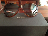 现货 Tom Ford汤姆福特FT202时尚玳瑁色板材大框女款太阳镜TF墨镜
