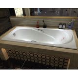 /勒款铸铁浴缸1.5米1.6米进口釉浴缸嵌入式浴缸1.7米洁瑞奥正品科