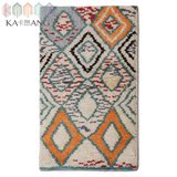卡昂kilim波西米亚北欧宜家几何羊毛设计图案客厅卧室地毯小地垫