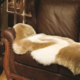 AUSKIN欧式风格纯羊毛三人座沙发垫皮毛一体四季通用加厚防滑坐垫