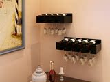 特价宜家实木红酒架壁挂酒柜展示架创意酒杯架墙上搁板装饰置物架