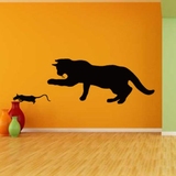 猫和老鼠玻璃贴店铺橱窗贴纸装饰可移除墙面装饰墙贴