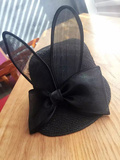 Rorobaby韩国代购同款女士可爱兔耳朵鸭舌帽夏季遮阳帽大蝴蝶结帽