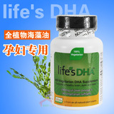 美国进口马泰克 全植物海藻Life's DHA 孕妇哺乳妈妈海藻DHA 60粒