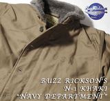 日本代购 BUZZ RICKSON'S复刻的此款美国海军N-1型甲板夹克