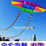 包邮 滑翔机风筝 2.5米立体雷达风筝 伞布 绚丽 微风易飞BY40