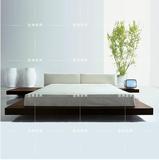 创意宜家曲美家具现代简约板式床1.8米1.5米榻榻米双人床定做