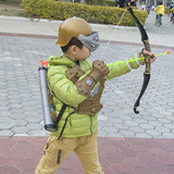 【天天特价】儿童玩具弓箭玩具男孩骑士盾牌宝剑户外弓箭射击玩具