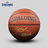 SPALDING官方旗舰店湖人队科比签名室内室外PU皮篮球74-161