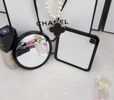 双C小香家亚克力韩式包包便携随身镜小镜子化妆镜美容镜梳妆镜