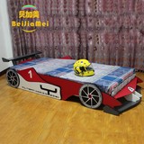 贝加美儿童床家具欧式青少年卧室创意男孩汽车卡通赛车单人床包邮