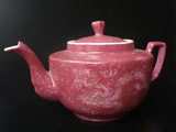 精品明清老瓷器胭脂玫红龙纹壶清光绪年制执水茶壶古玩包老真藏品