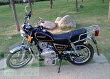 豪爵GN125-2摩托车坐垫套小太子座套防晒防水座套黑色皮革座套