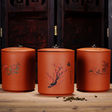 厂家批发价茶叶罐陶瓷紫砂醒茶罐储物珠宝食品罐子红茶陶瓷密封罐